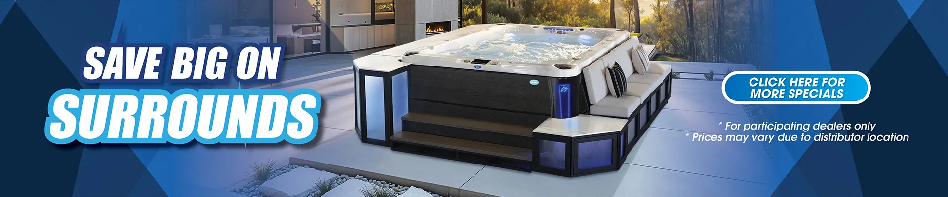 Calspas hot tub being used in a family setting - Poway