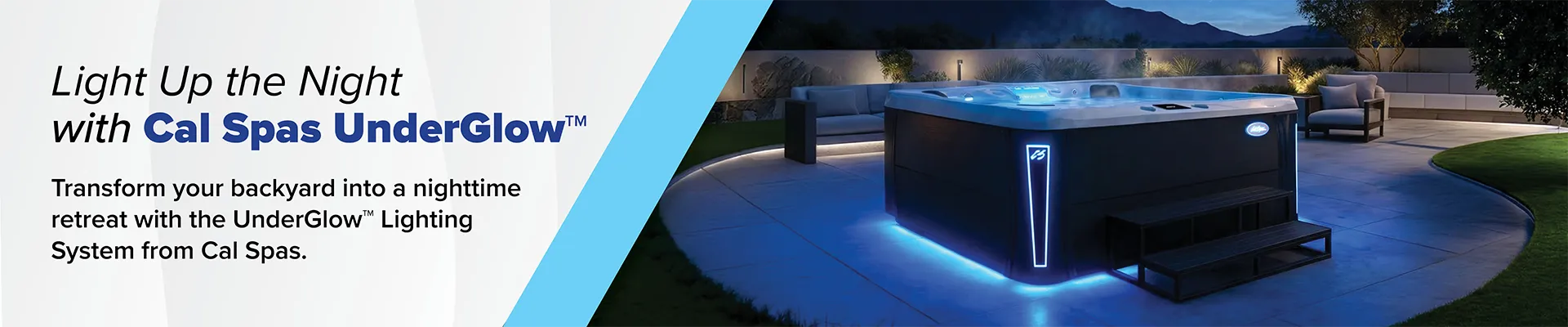 Calspas hot tub being used in a family setting - Poway